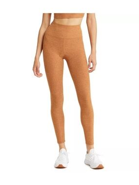 Vuori Clean Elevation Legging size XS Heather tan color